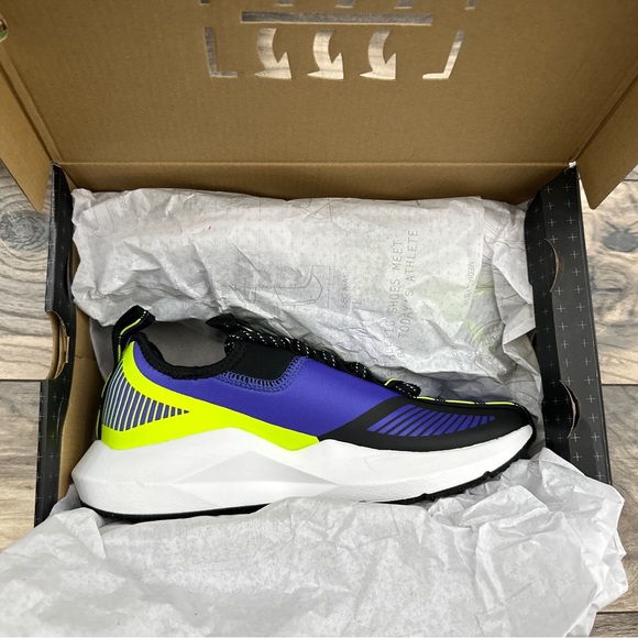 NIB Reebok Sole Fury TS 7.5 Running Shoes Cross Trainer Ultra Purple Neon Lime - Picture 10 of 12